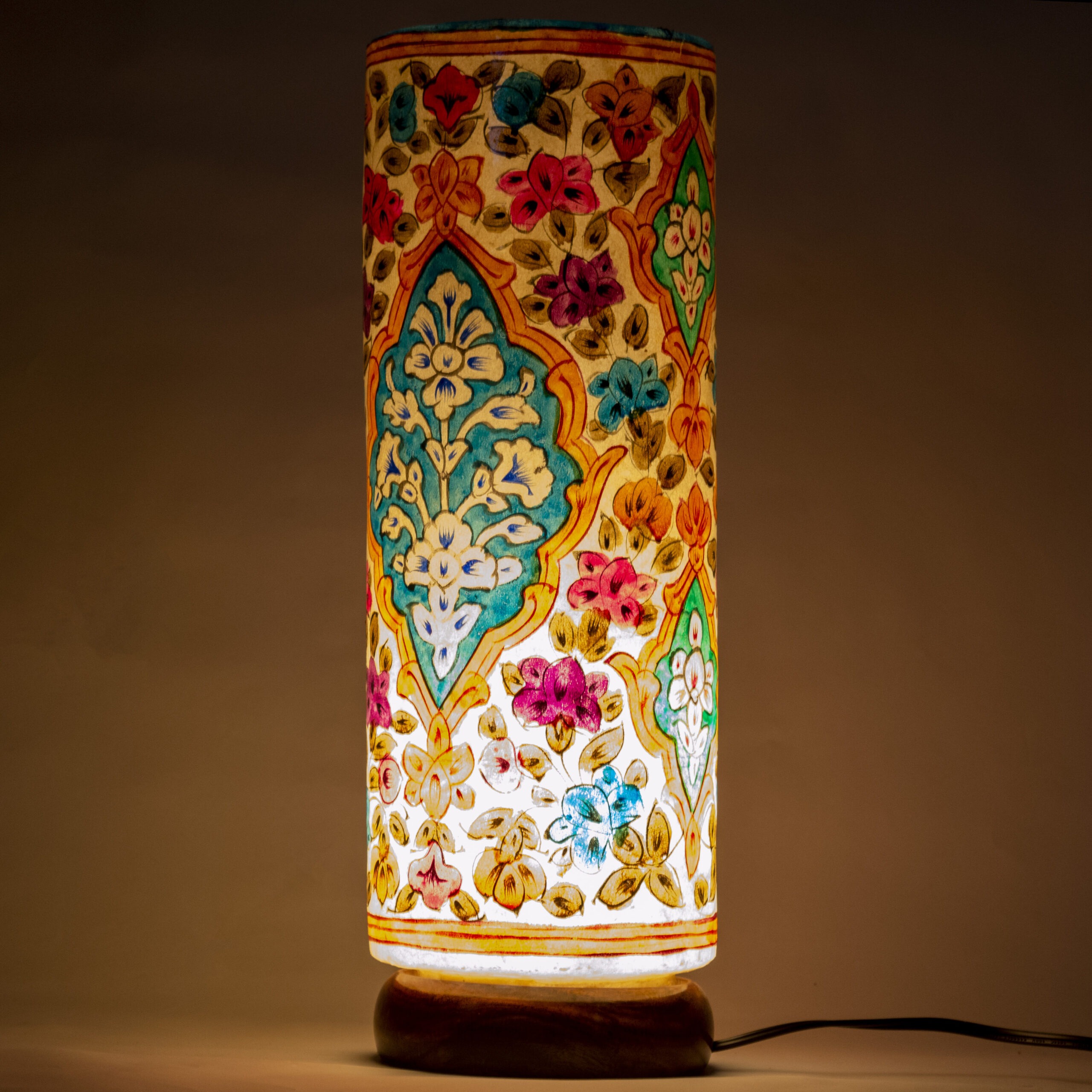 Persian Garden Cylinder Lamp