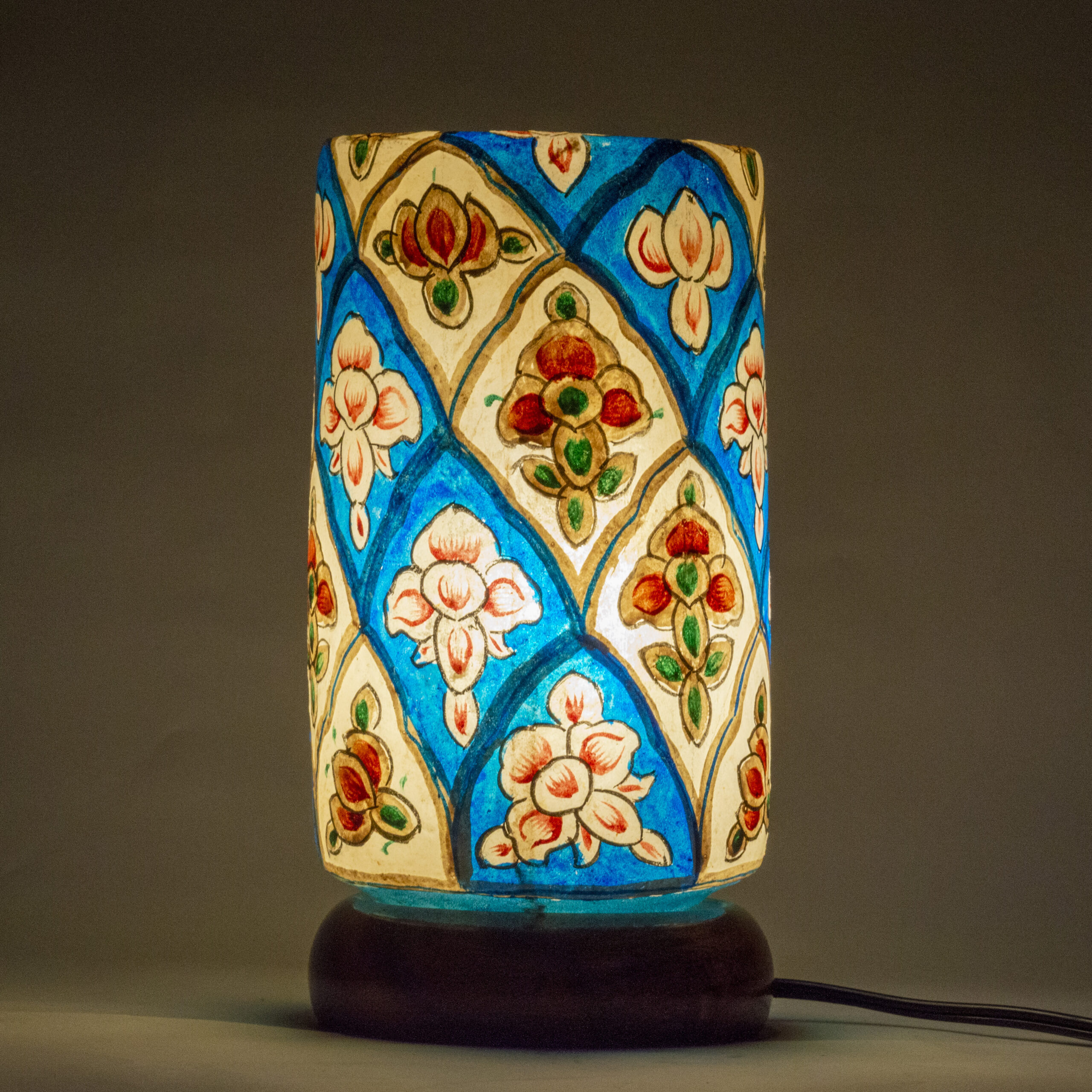 Azure Arch Cylinder Lamp