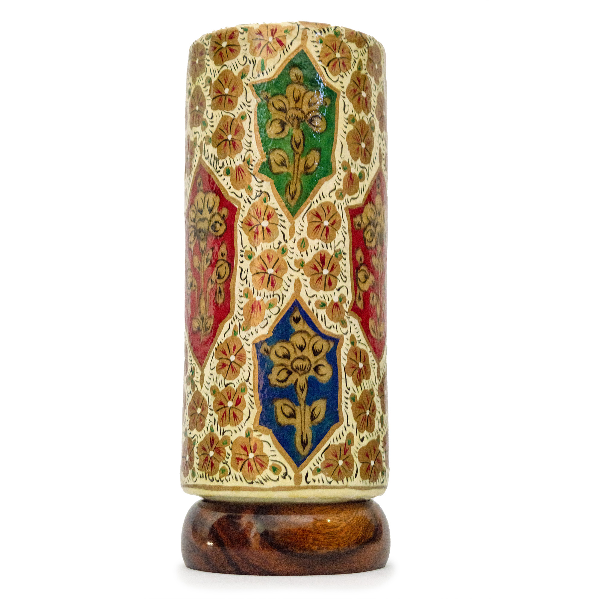 Royal Medallion Cylinder Table Lamp